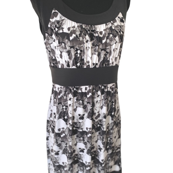 ☀️🎉HP!🎉 ANN TAYLOR LOFT Floral Sleeveless Dress, Size Small - Picture 3 of 6